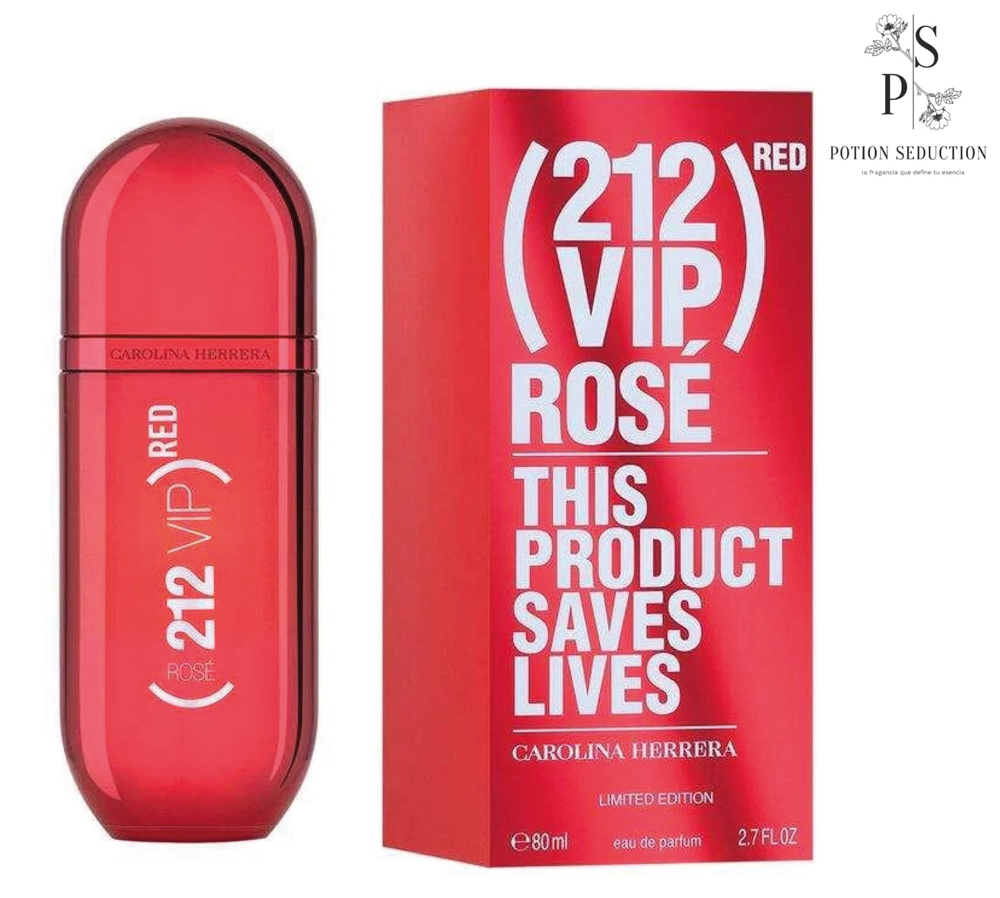 Perfume 212 vip rose red Woman