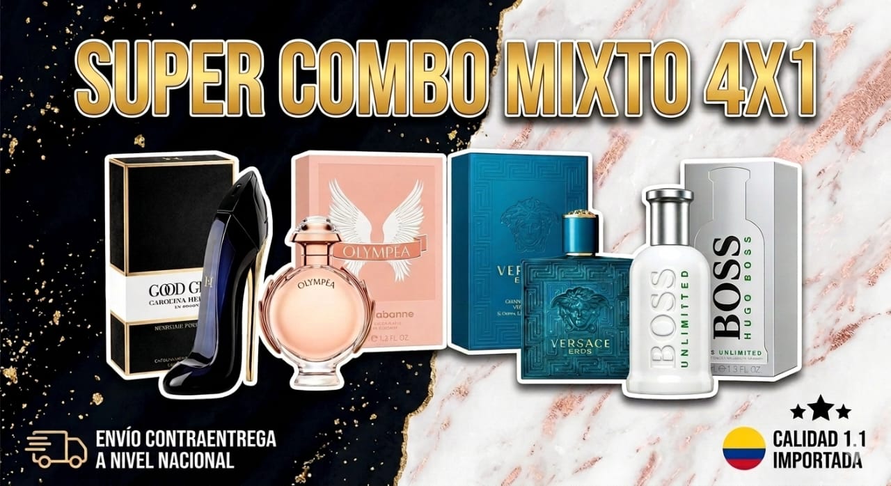 Combo 4 perfumes exclusivos